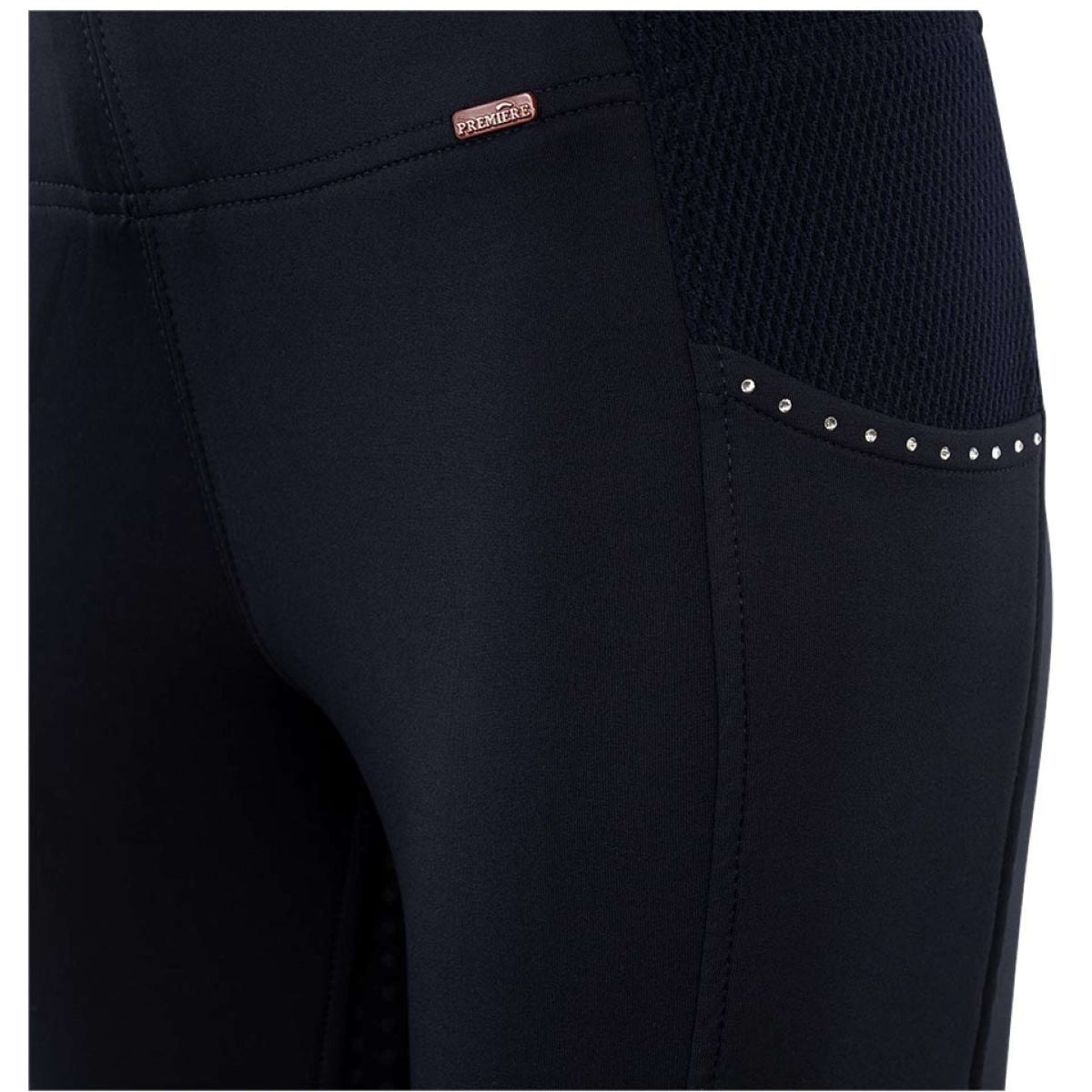 Premiere Riding Legging Blackhorn Silicon Seat Navy