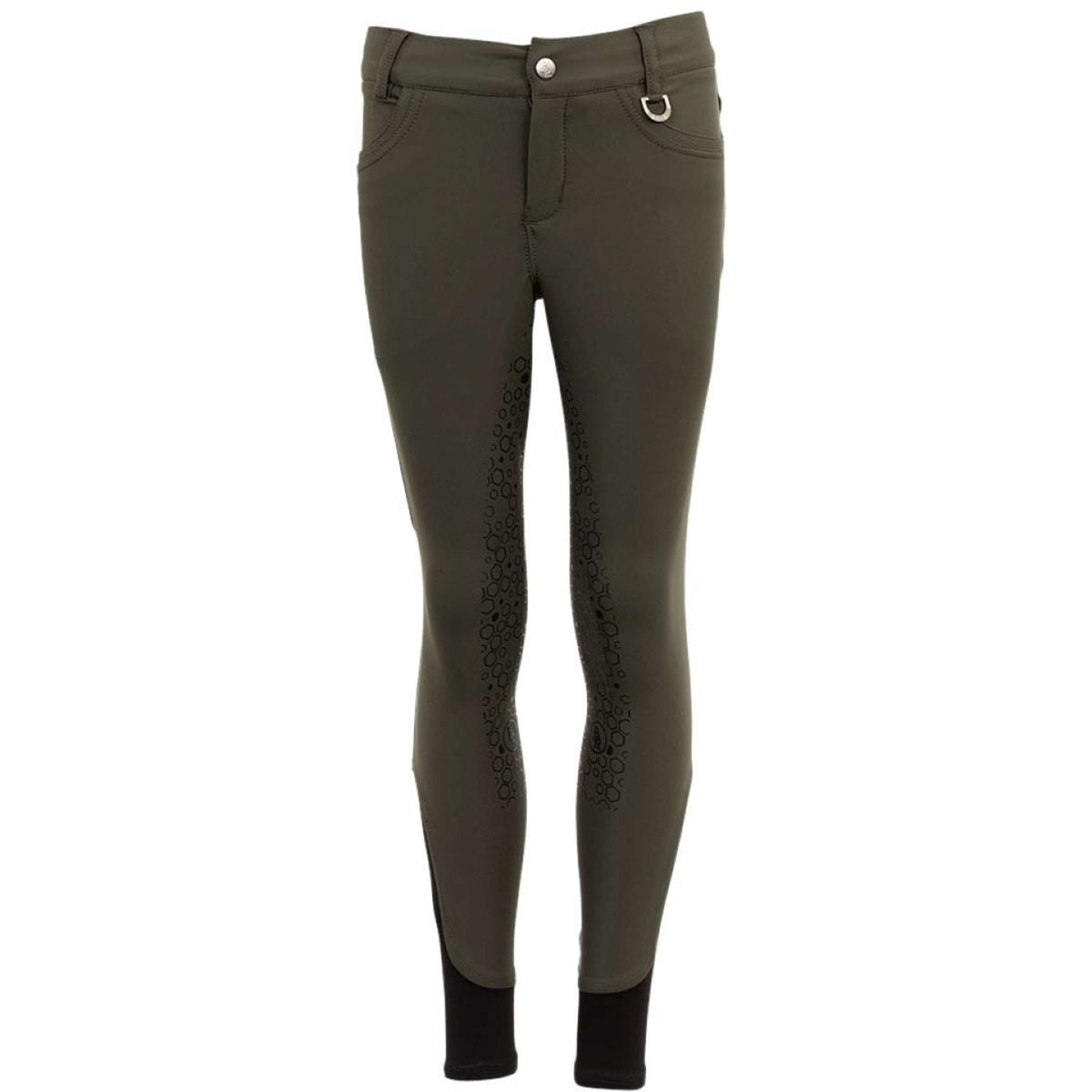 BR Breeches 4-EH Marissa Silicon Seat Forest Green