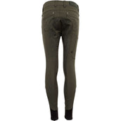 BR Breeches 4-EH Marissa Silicon Seat Forest Green