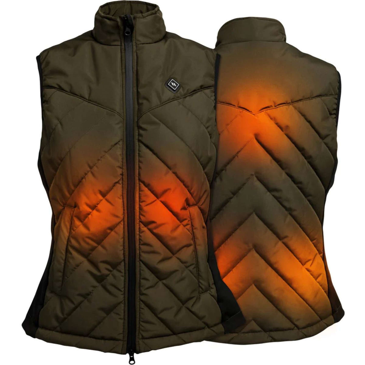 Back on Track Heated Vest Etna W's Olive
