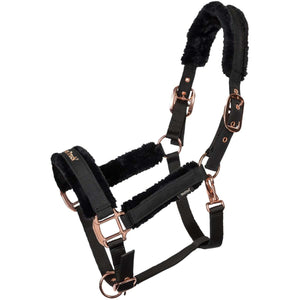 Back on Track Halter Haze Black/Rose gold