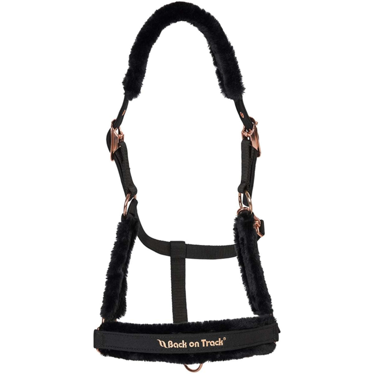 Back on Track Halter Haze Black/Rose gold