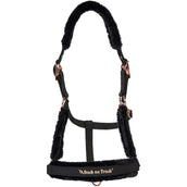 Back on Track Halter Haze Black/Rose gold