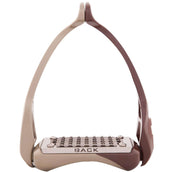 BR Stirrups Aerotech Brown/Titanium gold