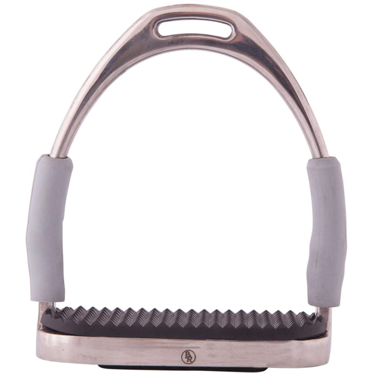 BR Safety Stirrups Flexx Black Stainless Steel