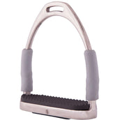 BR Safety Stirrups Flexx Black Stainless Steel