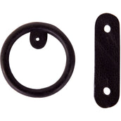 BR Rubber Ring with Leather Strap for Safety Stirrups Black