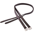 BR Stirrup Straps Leather Nylon Soft Stainless Steel Buckles Black