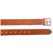 BR Stirrup Straps Leather Nylon Soft Stainless Steel Buckles Tobacc