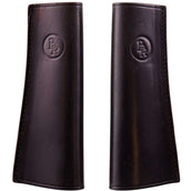 BR Stirrup Strap Covers Leather Tight and Shaped per Pair Black