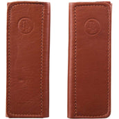 BR Stirrup Strap Covers Soft Leather with a Chain Tobacco