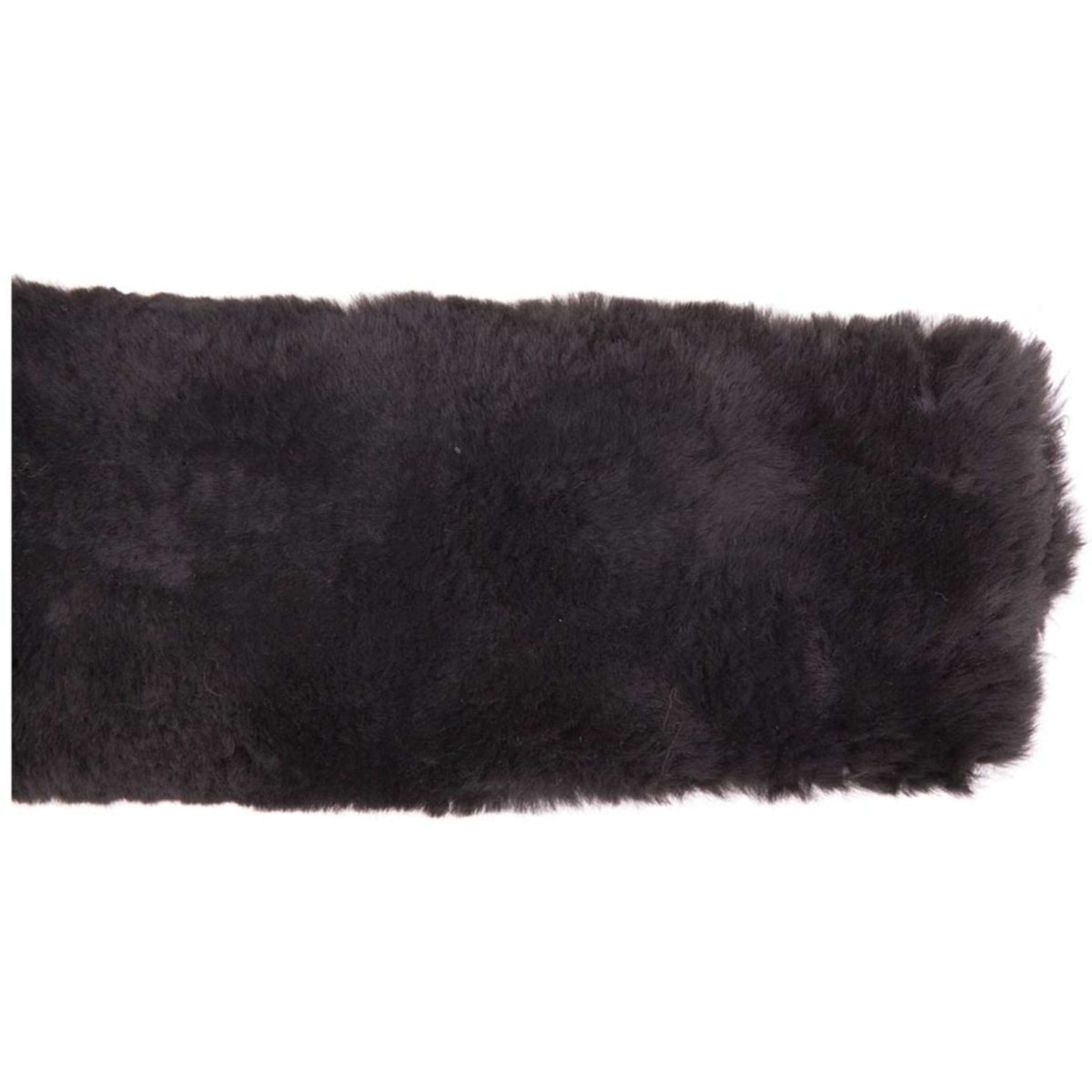 BR Girdle Cover Dressage Sheepskin Black BR Girdle Cover Dressage Sheepskin Black
