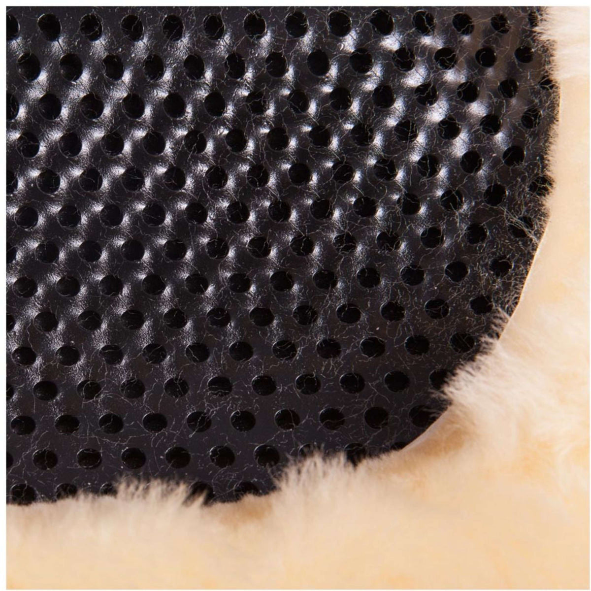 BR Gel Pad Therapeutic Soft Dri-lex with Sheepskin Black