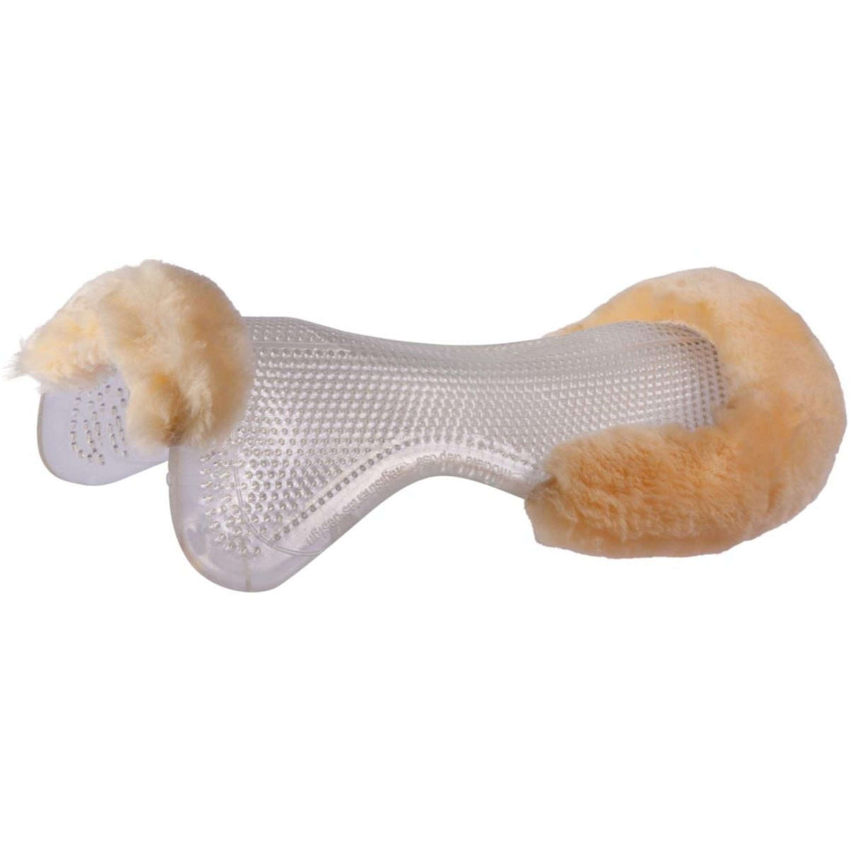 BR Gel Pad Therapeutic Soft Gel with Sheepskin Transparant