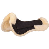 BR Half Pad Sheepskin met Rim Black/Natural