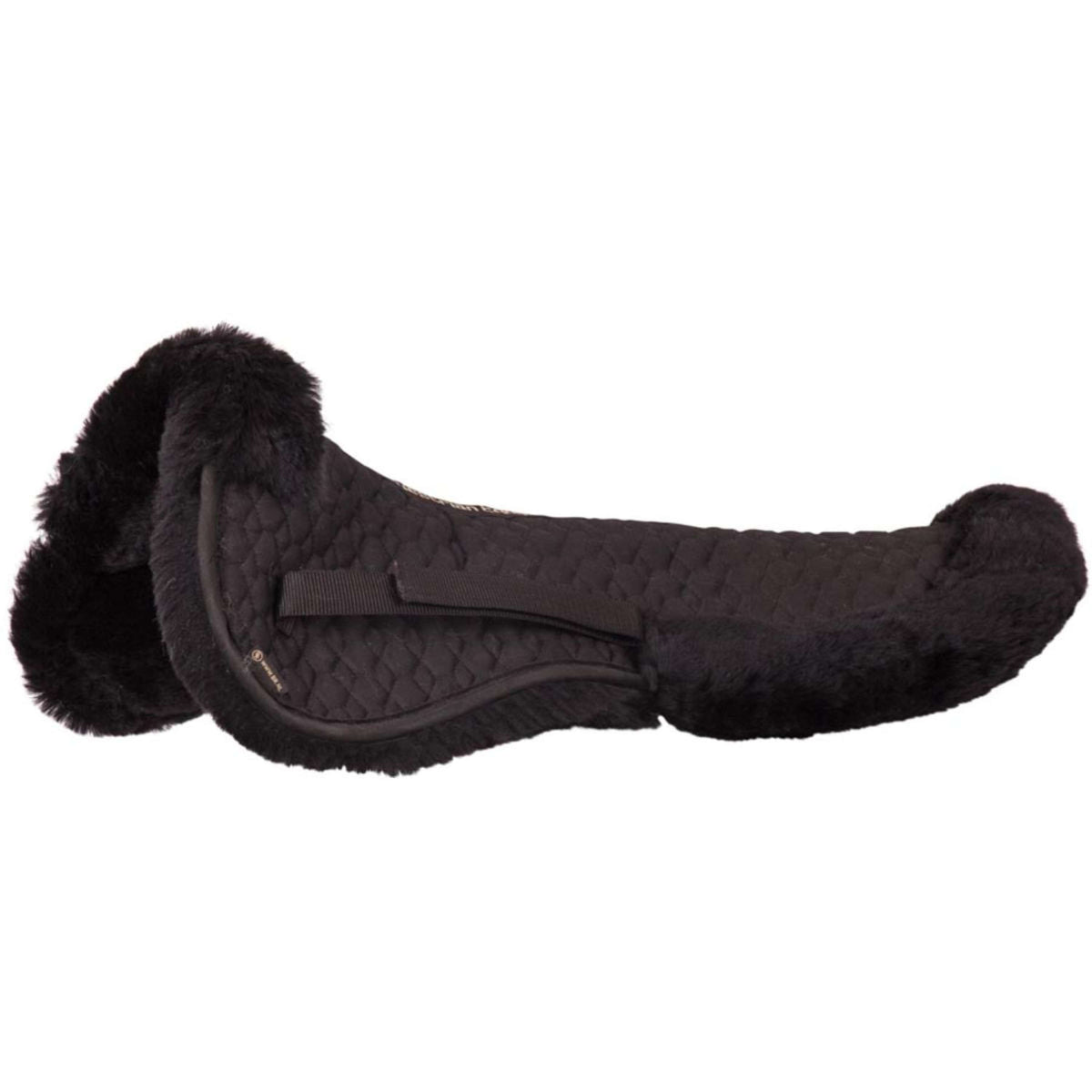 BR Half Pad Sheepskin met Rim Black