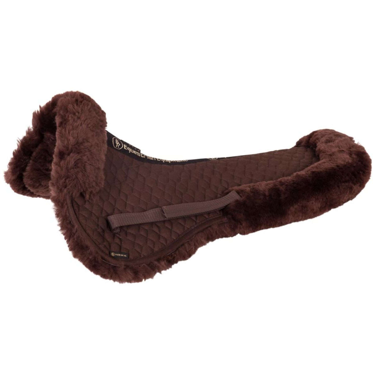 BR Half Pad Sheepskin met Rim Brown