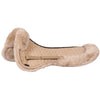 BR Half Pad Sheepskin met Rim Taupe
