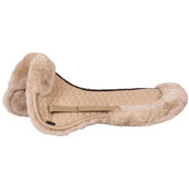 BR Half Pad Sheepskin met Rim Taupe