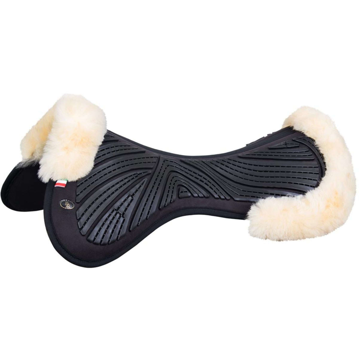 BR Half Pad Memory Foam & Gel Sheepskin Black/Natural