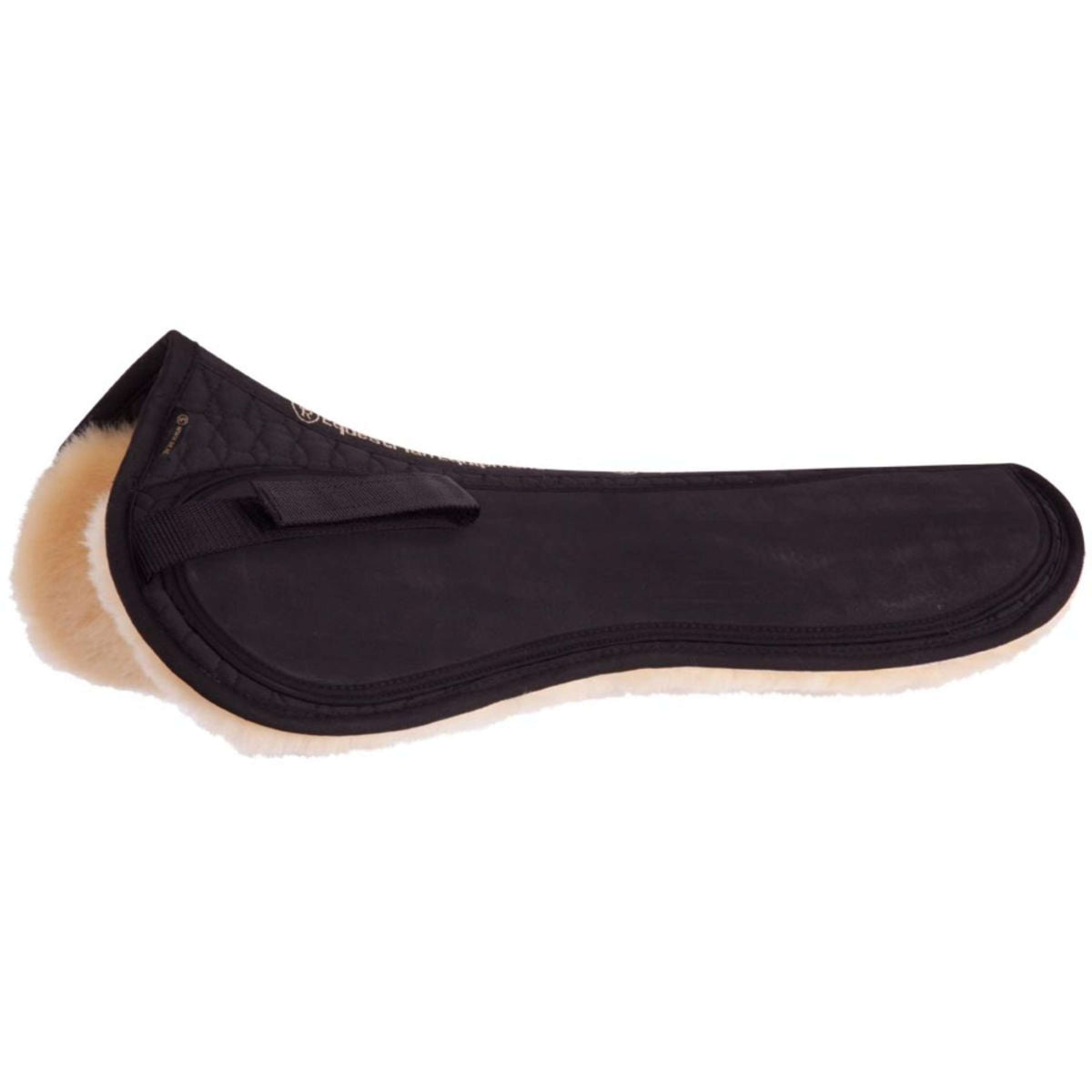 BR Half Pad Impact Free Spinal Canal Sheepskin Black/Natural