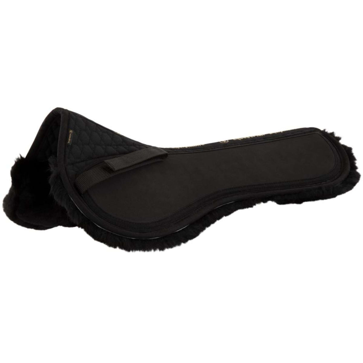 BR Half Pad Impact Free Spinal Canal Sheepskin Black/Black