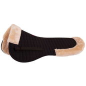 Premiere Half Pad Ana Synthetic Sheepskin Black/Natural