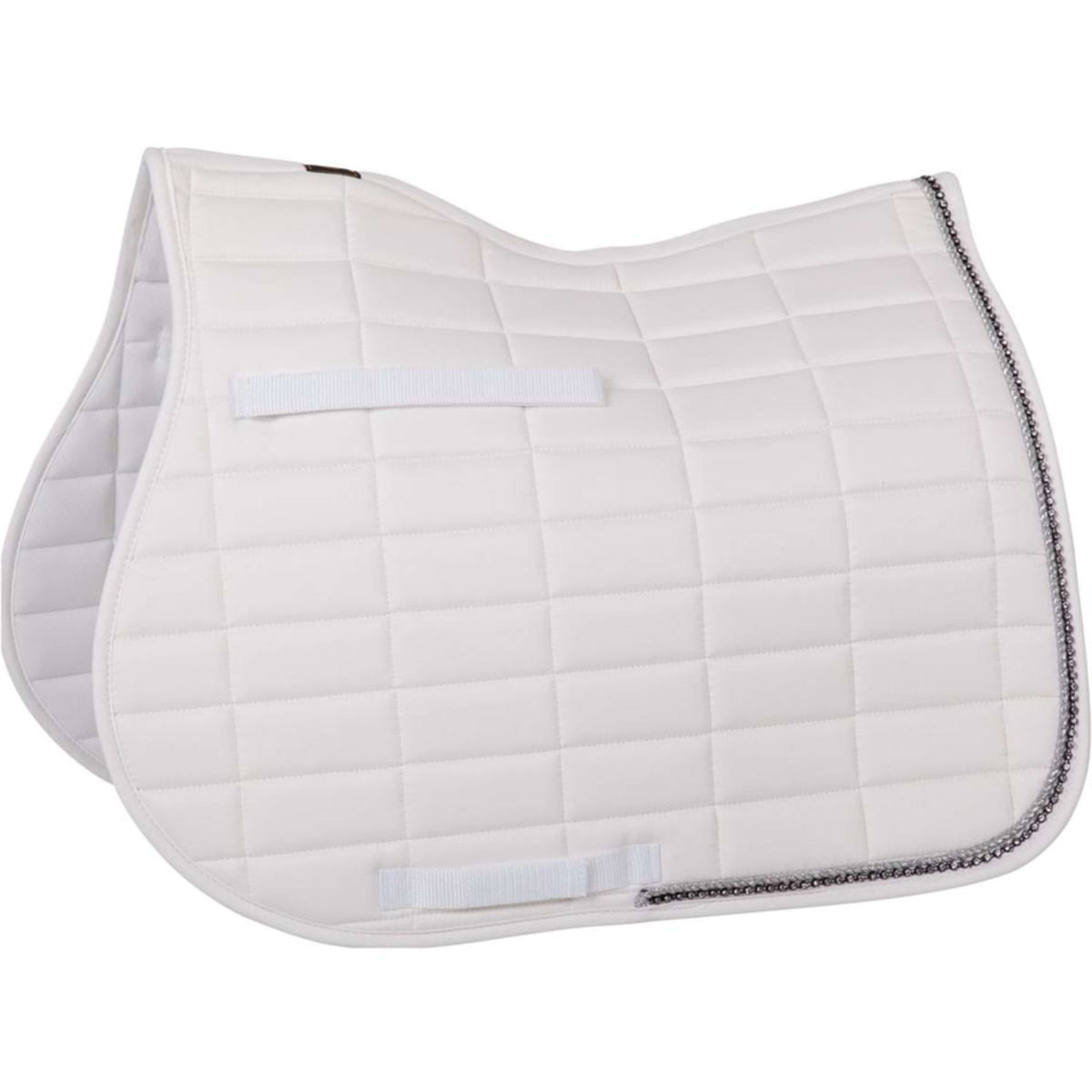 BR Saddlepad Glamour Chic General Purpose White