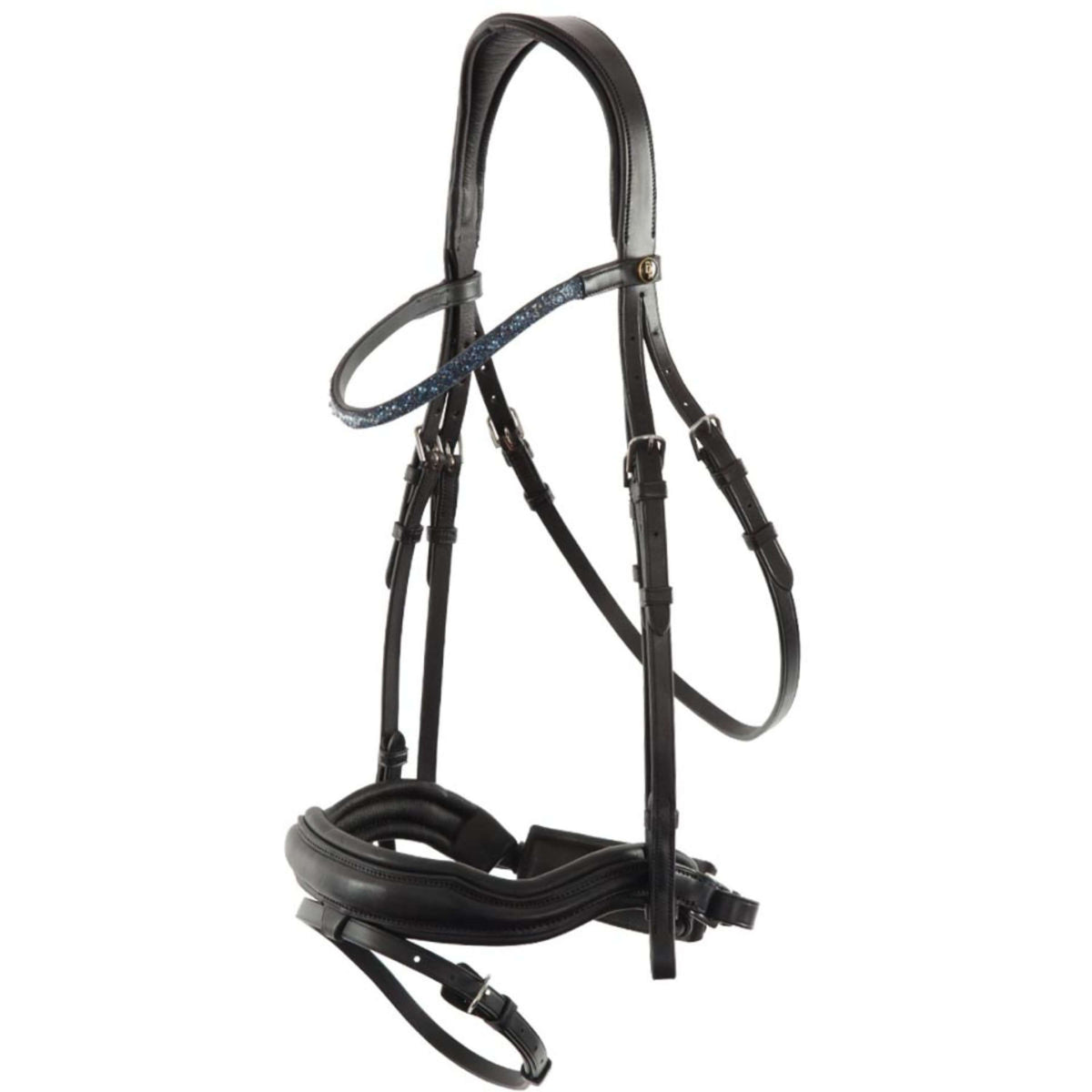 BR Bridle Newcastle Black/Silver