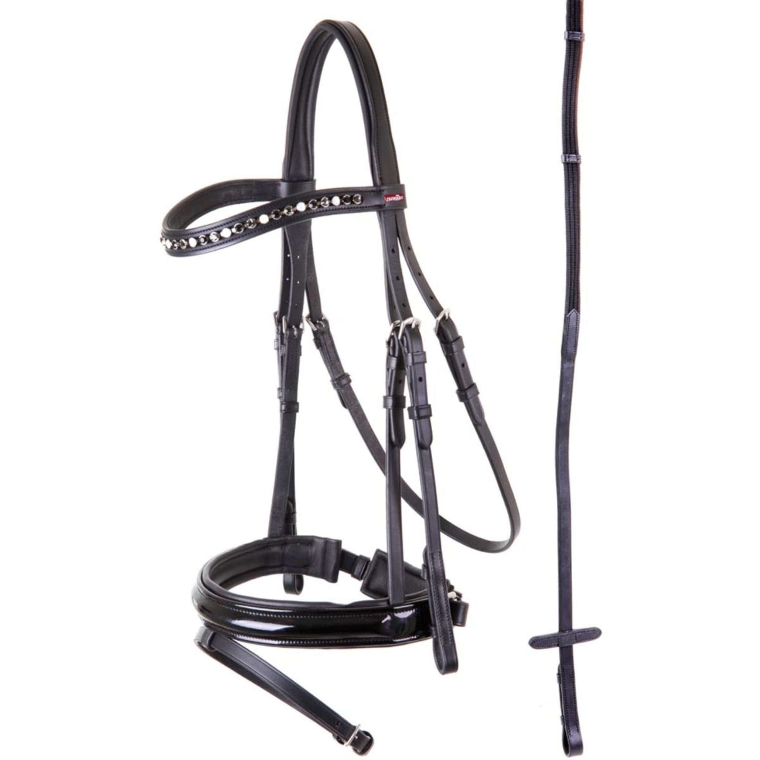 Premiere Bridle Grenoble Adjustable Reins Black