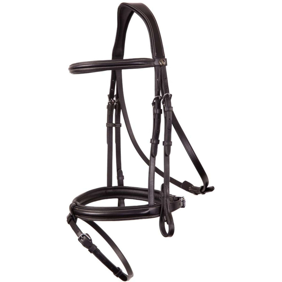 BR Bridle Kendal Combi Noseband Brown/Silver