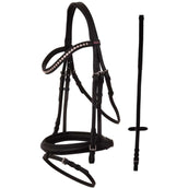 Premiere Bridle Rennes Combi Linen Reins Black