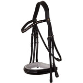 BR Double Bridle Wendover Black/White