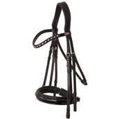 BR Double Bridle Wendover Black/Silver