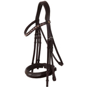 BR Double Bridle Wendover Brown/Silver