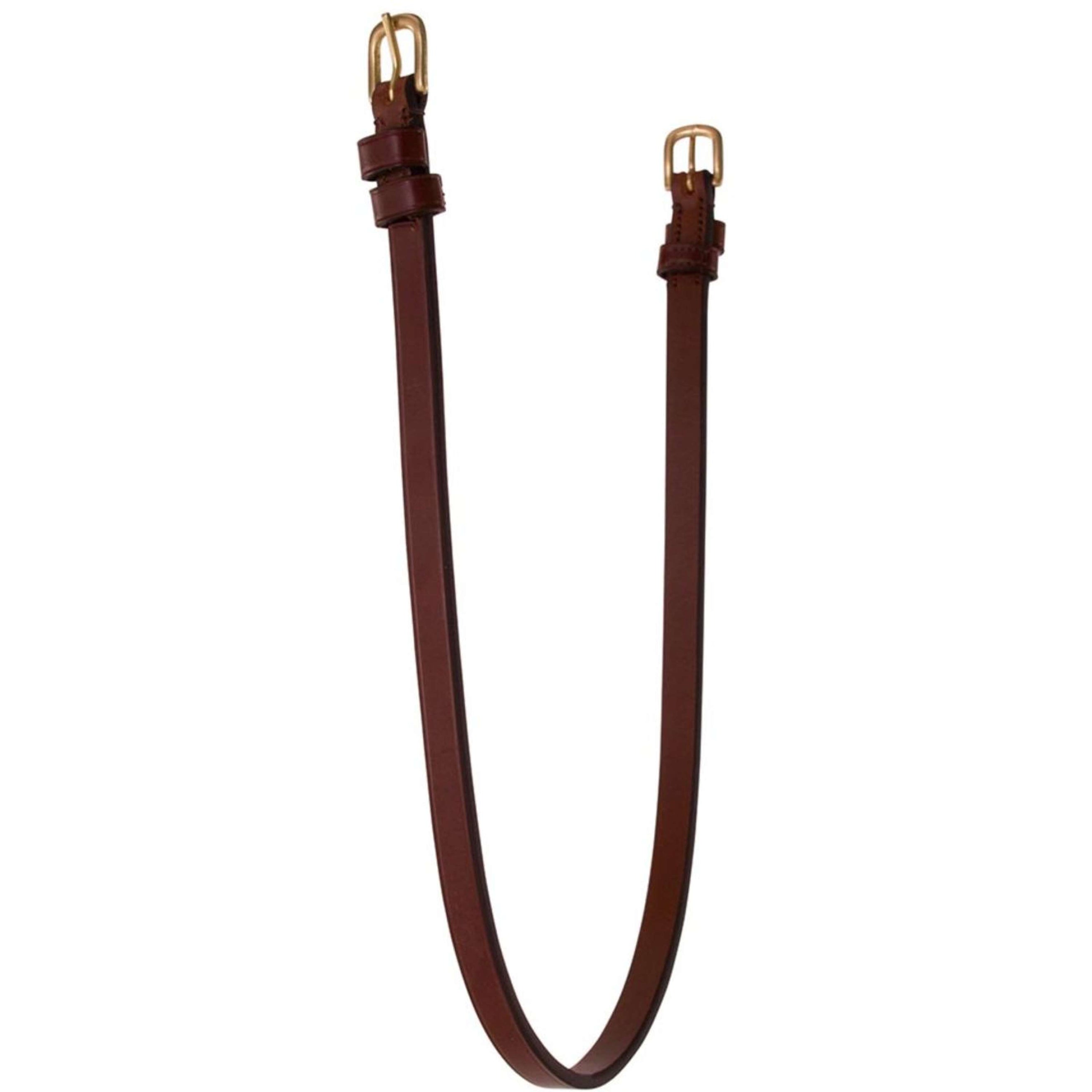 BR Throat band with 2 Round Buckles Tobacco/Koper BR Throat band with 2 Round Buckles Tobacco/Koper