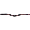 Premiere Browband Lyskamm Curved Crystal Black/Pink