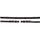 BR Rein Linen 19mm Round Buckle Black/Gold