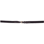 BR Rein Linen 19mm Round Buckle Black/Gold