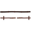 BR Rein Linen 19mm Round Buckle Tobacco/Koper