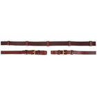 BR Rein Linen 19mm Round Buckle Tobacco/gold