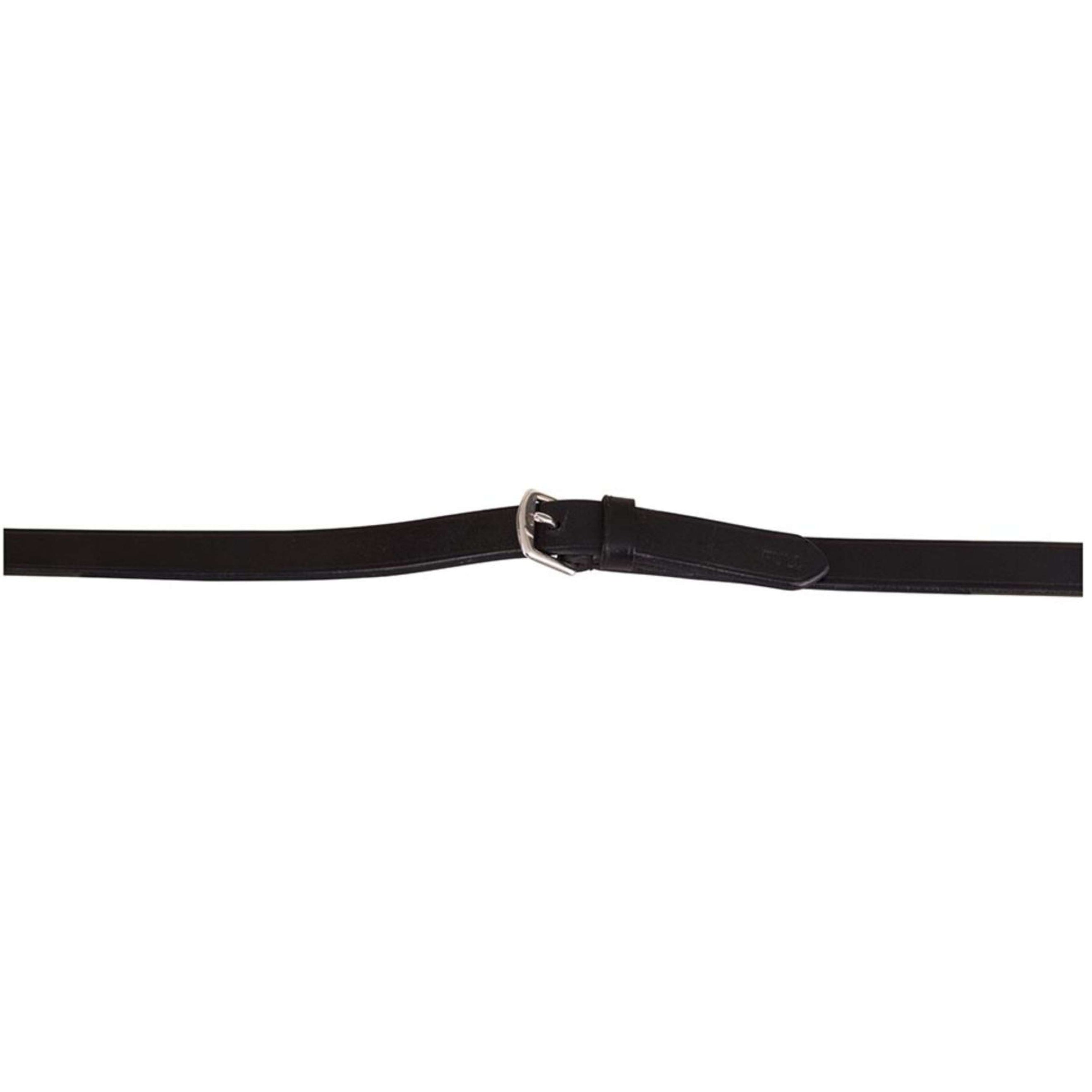 Premiere Rein Rubber with a Buckle Fastener Black Premiere Rein Rubber with a Buckle Fastener Black