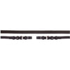 Premiere Rein Rubber with a Buckle Fastener Black