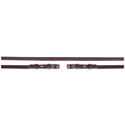 BR Dressage Girth Leather Tight 13mm Blind Brown/Silver
