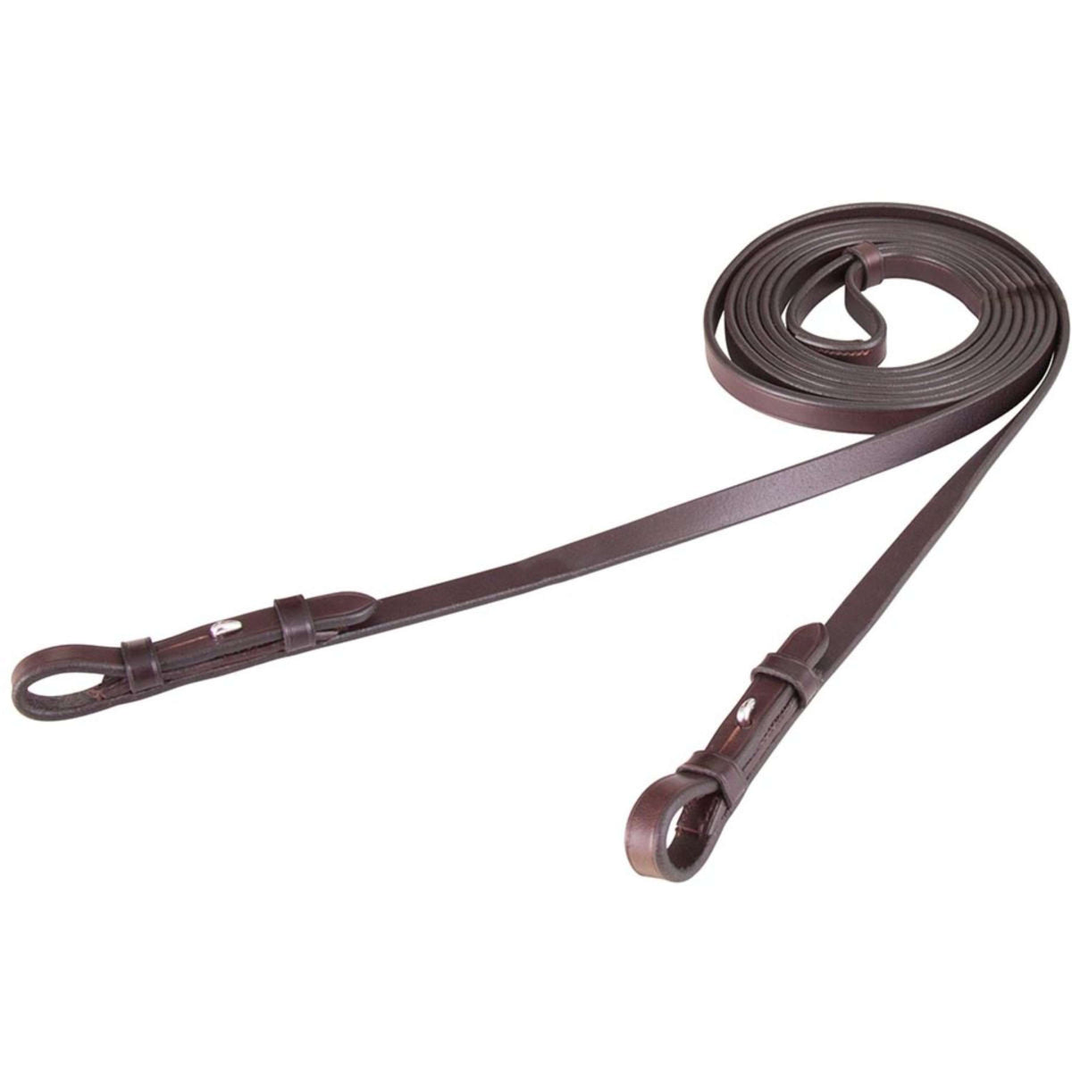 BR Dressage Girth Leather Tight 13mm Blind Brown/Silver