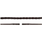 BR Rein Hunter Braided Fancy Brown/Silver