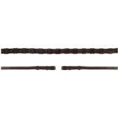 BR Rein Hunter Braided Fancy Brown/Silver