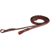 BR Rein Hunter Braided Fancy Tobacco/Silver