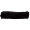 BR Nose Band Cover Sheepskin with Velcro Black