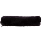 BR Nose Band Cover Sheepskin with Velcro Black